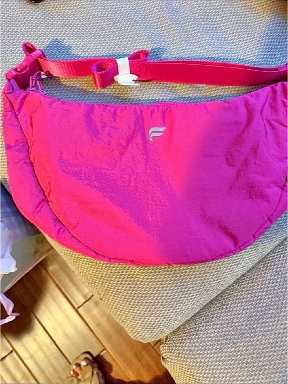 Fabletics The Essential Puffer Belt Bag Pink